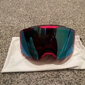 Oakley snow goggles red/blue prizm tint